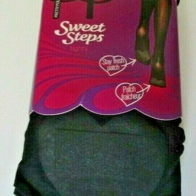 Pretty Polly Sweet Step tights 60 Denier Size M/L Black Style PNAPT2